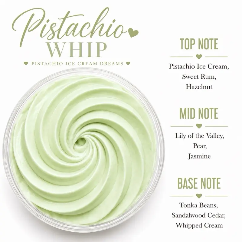 Honeydoll New Crushed Paradise Body Butter - Pistachio Whip - Pink Marshmallow Fluff - Candied Pear - Pineapple Upside Down Cake - Fruity O’s - Unicorn Fairy - Choose Your Scent - Body Butter, 8 oz - Blend