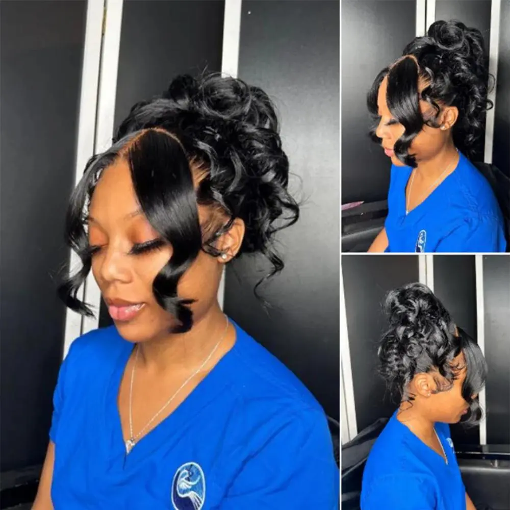360 Full Lace Invisi Strap Body Wave 360 Full Frontal Wig Human Hair Wig With Drawstring Hidden Strap Frontal Lace Wigs Smooth HD Transparent Lace Front Wig