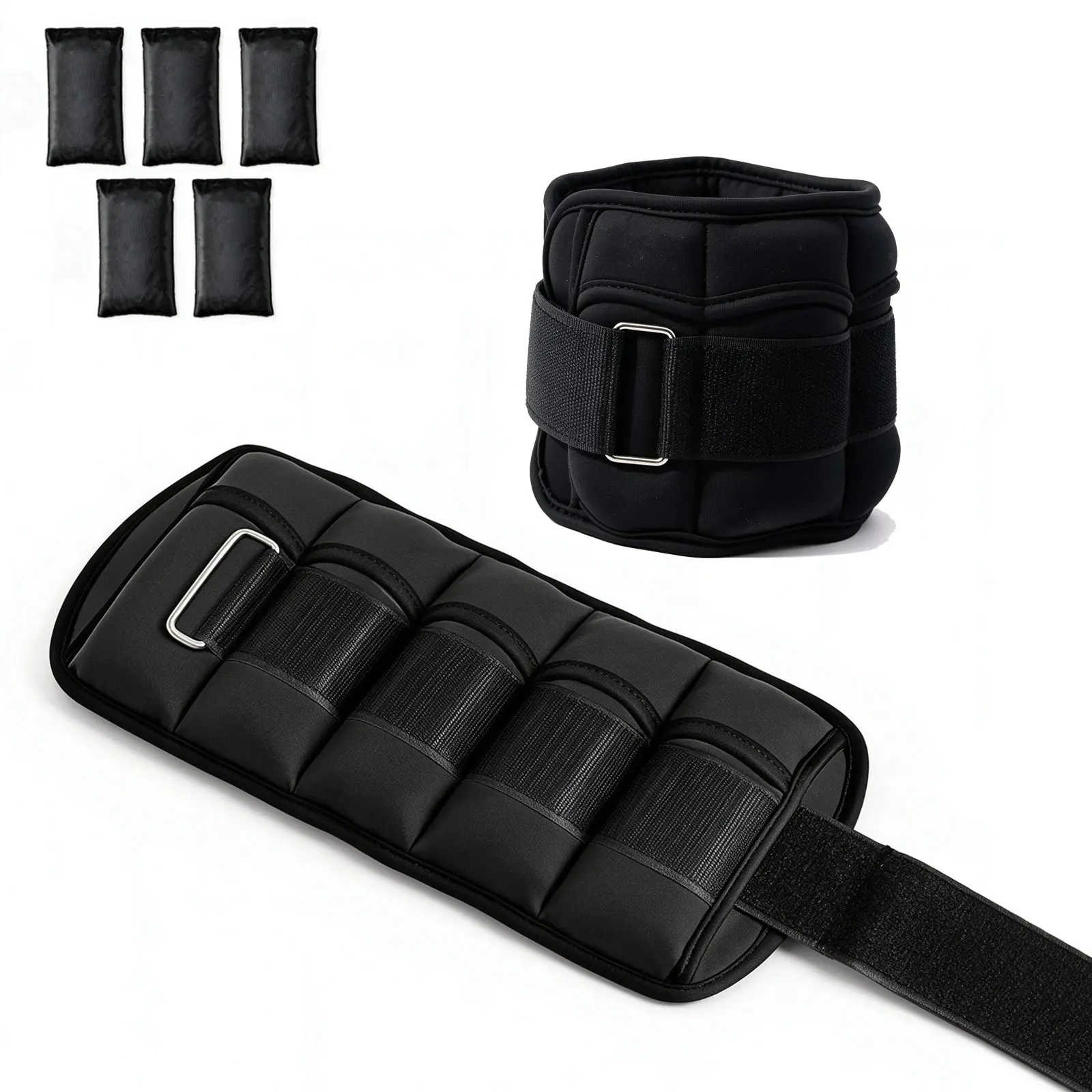 Ankle Weights A Pair of 2-10 LBS Wrist Leg Arm Weights for Women Men with Adjustable Straps, Strength weighted for Physical Therapy Running Walking Home Fitness Gym Workout Weight Loss