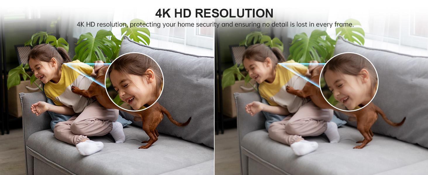 Smart Alarm  Security Camera with Dual-Band WiFi (2.4GHz & 5GHz) | Real-Time Home Security Monitoring System