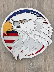 DIY Kit - Eagle Head & Flag