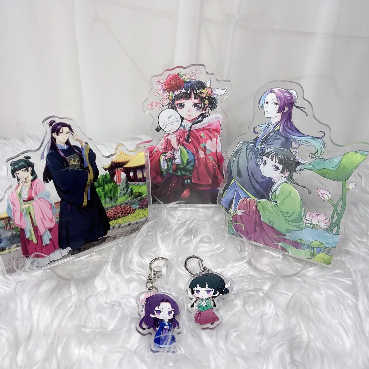The Apothecary Diaries merch keychain acrylic stand
