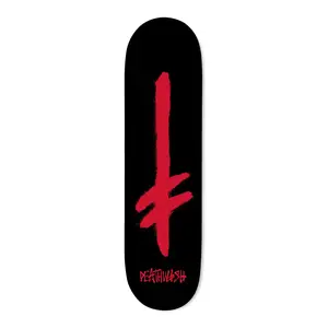 Deathwish Skateboard Deck Gang Spray Black/Red 8.0" x 31.5"