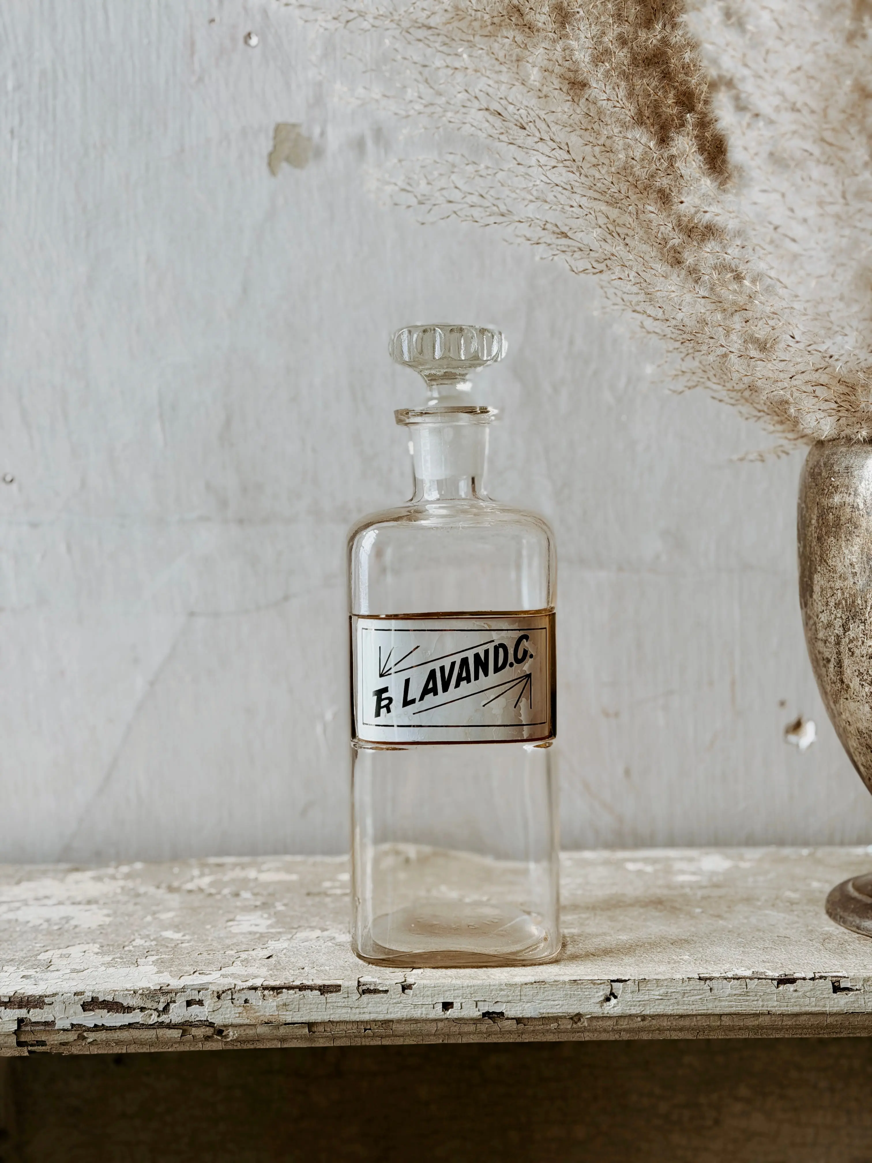Patina Vie Vintage Apothecary Bottle with Stopper
