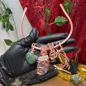 Pure Copper Choker + Pendents