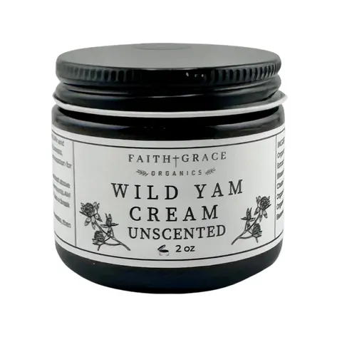 Wild Yam Cream - Unscented Organic Cream, Made in USA