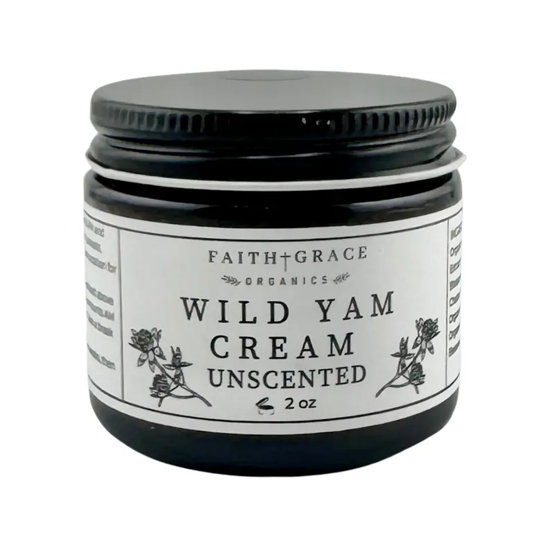 Wild Yam Cream - Unscented Organic Cream, Made in USA