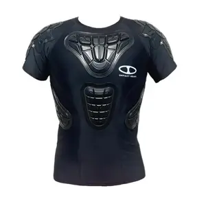 Impact Gear Men’s Max Pro Padded Compression Short-Sleeve T-Shirt