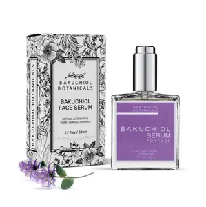 Bakuchiol Facial Serum – Brightening, Firming, Anti-Aging Retinol Alternative for Smoother, Glowy Skin