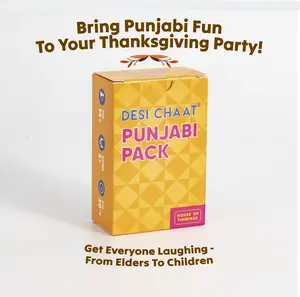 Desi Chaat - Punjabi Taboo Pack Game l 360 Words & Hours Of Fun l Desi Family Friend Wedding Diwali Eid Party Game Night