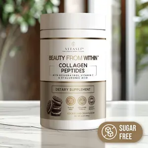 New Cookies and Cream Collagen Peptides with Resveratrol and Hyaluronic Acid