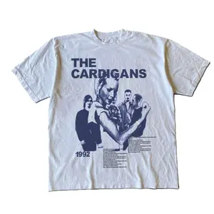 The Cardigans white Graphic tee Size S-5XL