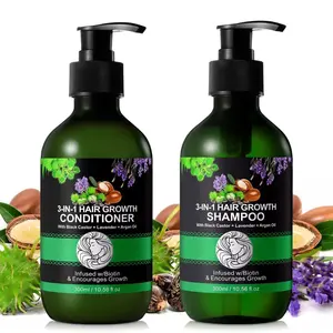 3in1 Hair Growth shampoo & Conditioner With Jamaican Black Castor oil , Lavender Oil & Argan oil  . Infused with biotin to encourage hair growth