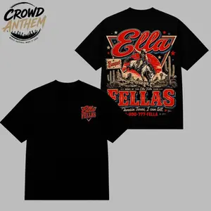 Ella Langley The Dandelion Tour 2026 Shirt, Ella Fella Country Music Graphic Tee, Vintage Western Concert T-Shirt, Southern Outlaw Cowgirl Merch, Retro Country Fan Gift Unisex Cotton Tee B57