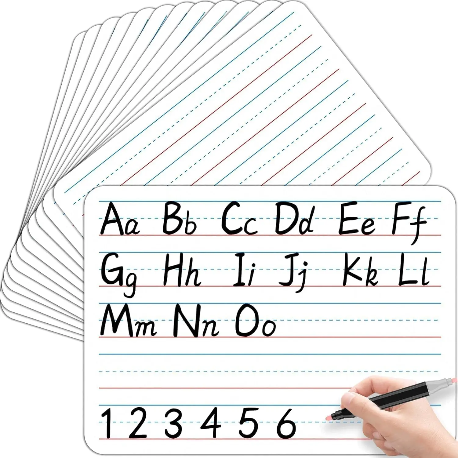 Double Sided Lined Whiteboard