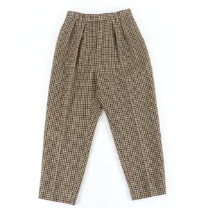 Pre-owned Celine Wool Small Leather Goods Pants