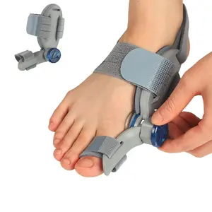 Bunion Corrector for Women & Men, Adjustable Knob Big Toe Corrector with Silicone Bunion Pad, Bunion Relief Support for Left & Right Feet (1 Piece)