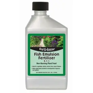 Fertilome Fish Emulsion Non-Burning Fertilizer Concentrate, 5 - 1 - 1
