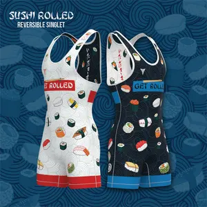 Sushi Rolled Up Reversible Singlet | Funk Fighter™ Antimicrobial Technology