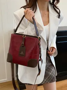 Fashion Shoulder Crossbody Bag for Women, Trendy Versatile Small Bag, New Bucket Bag, Elegant Korean Style, Simple Mini Bag