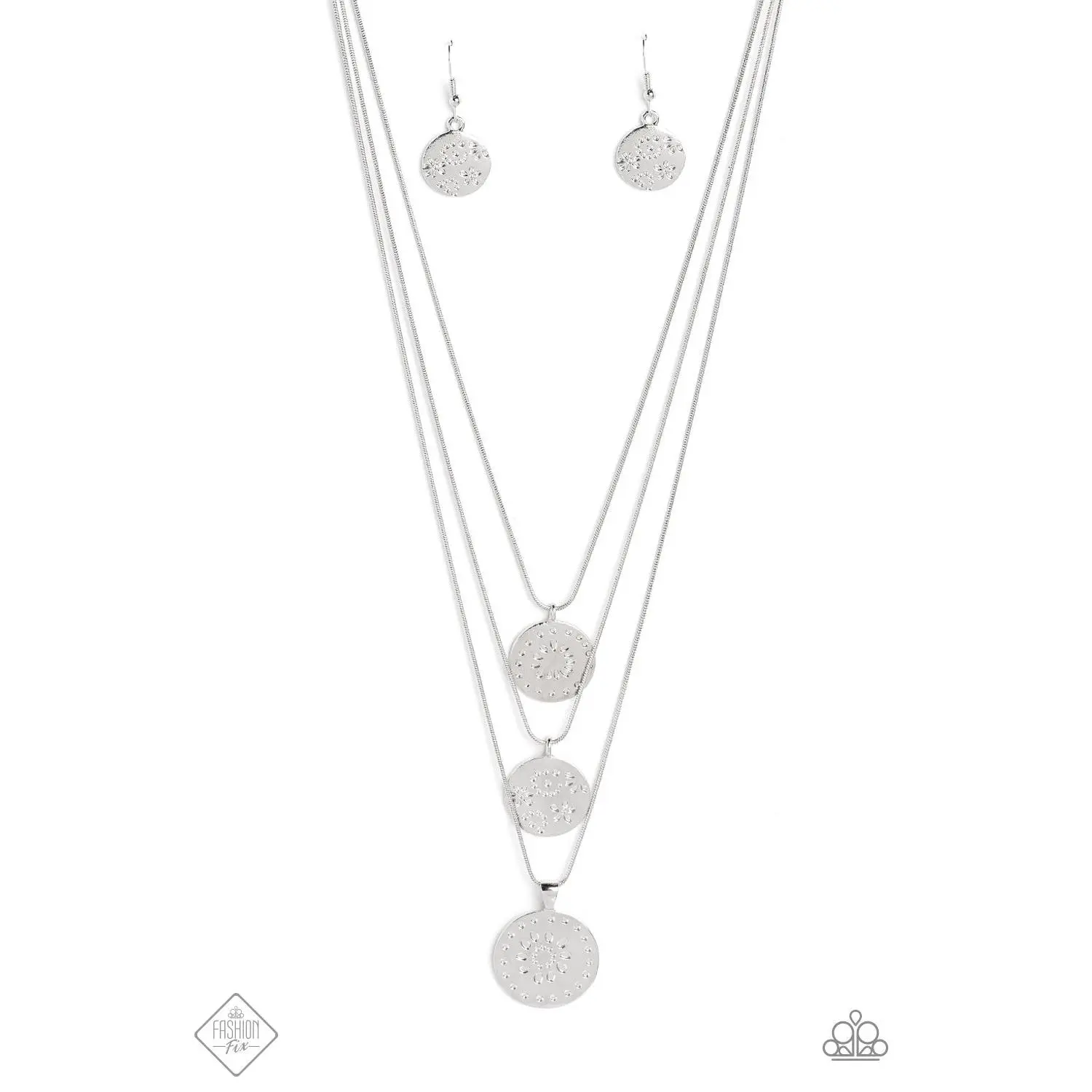 CAVIAR CHARM - SILVER NECKLACE - SUNSET SIGHTINGS – 1612