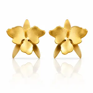 Cattleya Orchid Jewelry Earrings