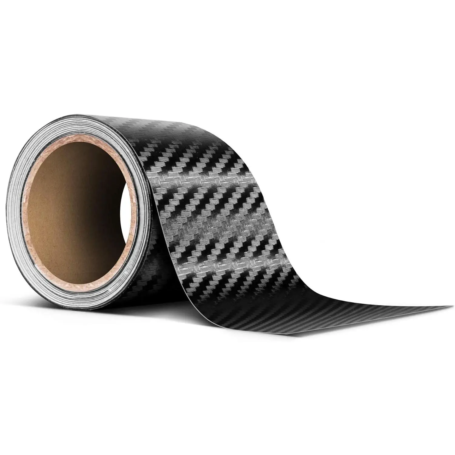 Dry Carbon Fibre Detailing Vinyl Wrap Tape 2 Inch x 20ft Roll DIY (Black)