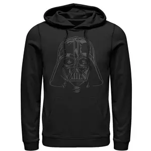 Men's Star Wars Darth Vader Helmet Pull Over Hoodie