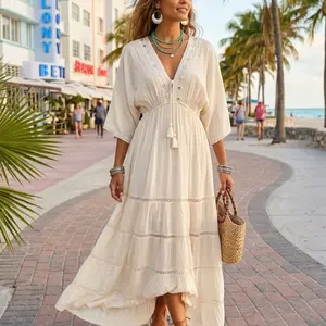 One Size Indian Viscose Dress – Flowy & Elegant