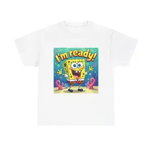 SpongeBob “I’m Ready” SquarePants of everyone’s favorite optimistic sponge, this shirt is perfect for kids (and kids-at-heart) Who like spongebob