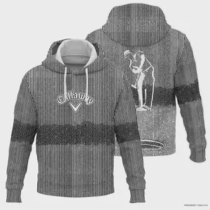 Special Parallel Lines Pattern Hoodie Shirt Callaway Classic Pullover Hoodie For Men, Gift For Dad, Sport Shirts, Trendy Gift