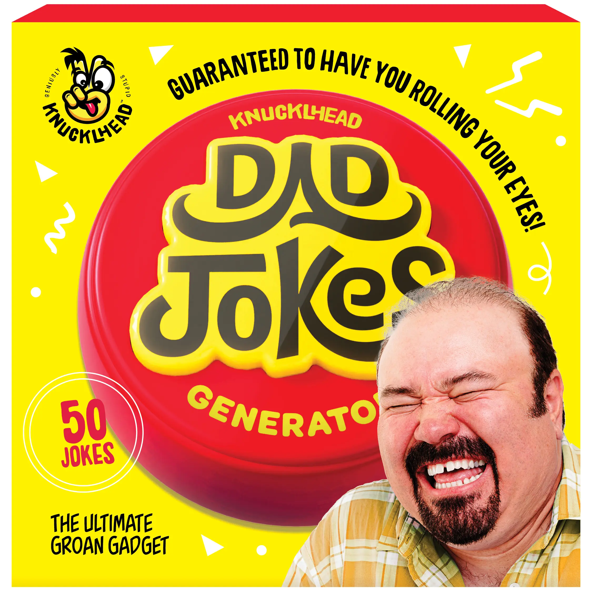 Dad Jokes Button – Press for 50+ Cheesy One-Liners & Laughs
