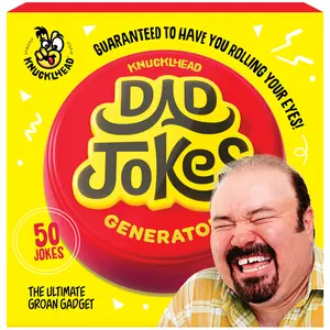 Dad Jokes Button – Press for 50+ Cheesy One-Liners & Laughs