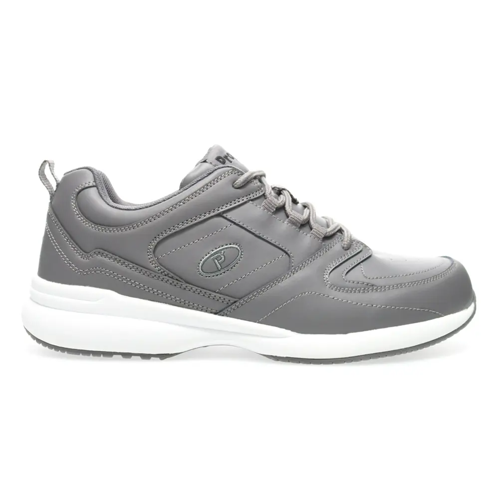 Propet Mens Life Walker Sport Walking Walking Sneakers Shoes - Grey