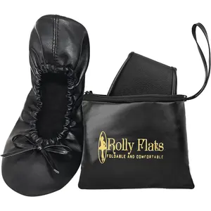Women's Foldable Ballet Flats – Portable Flat Shoes for Travel and Wedding that Fit in Your Purse