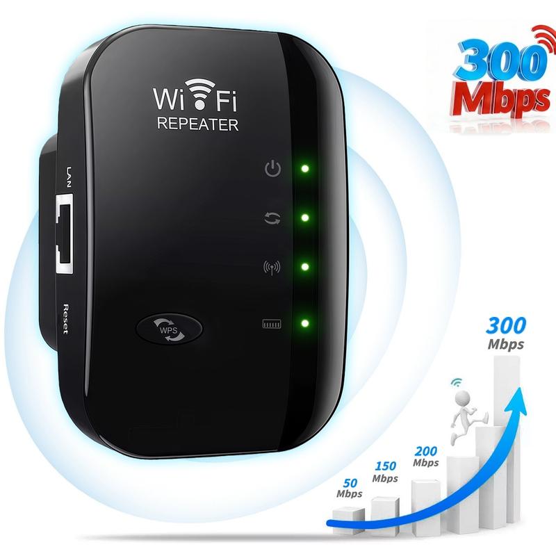 Internet Extenser Internet Extender WiFi Booster, Wifi Repeater Extender, Covers Up to ...