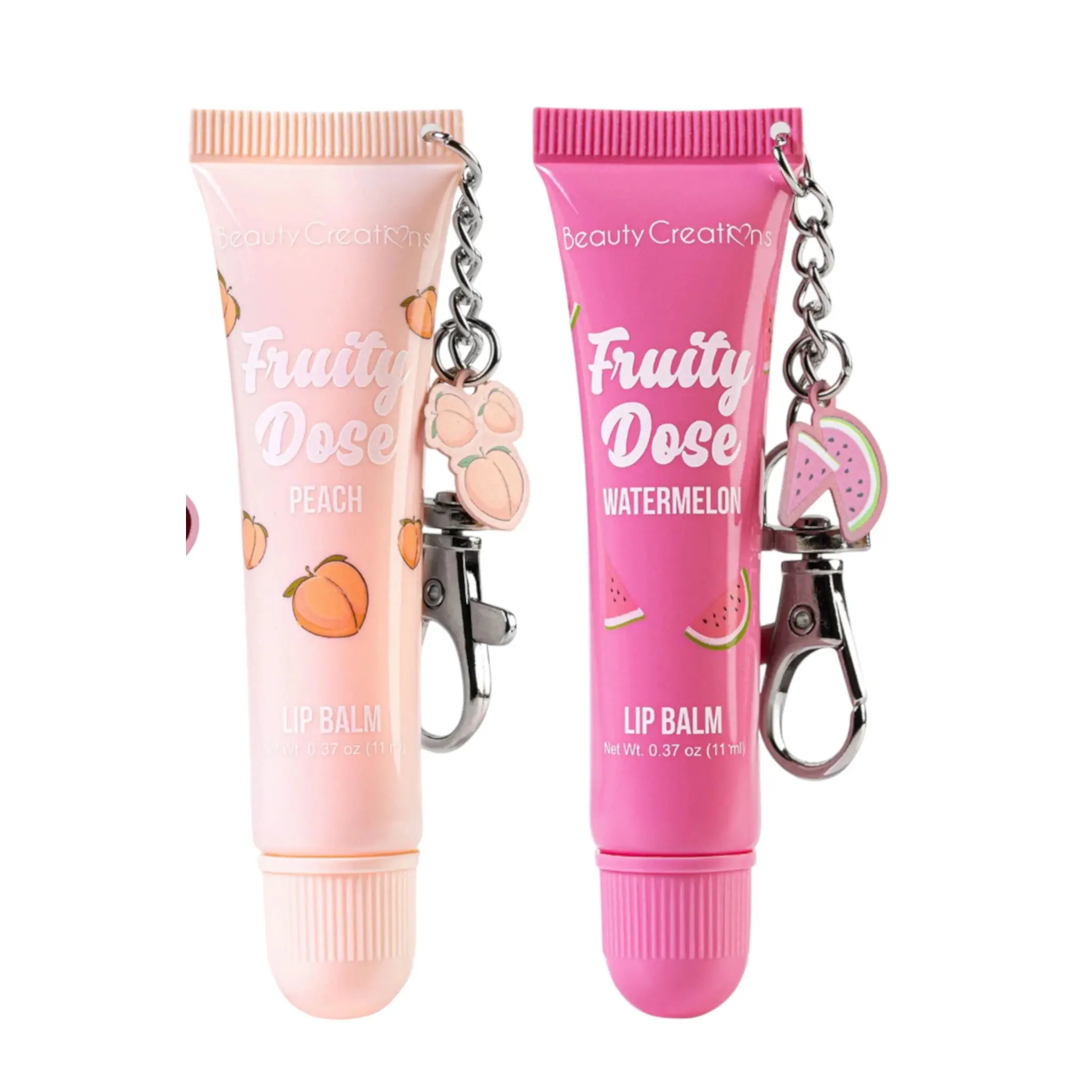 Bálsamo Labial Fruity Dose Surtido Beauty Creations - Venta al por Mayor 12 Unidades (FDLB-ASS)