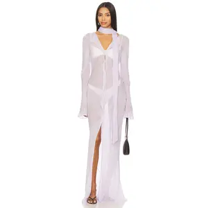 EAVES Rina Maxi Dress in Lavender