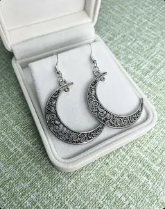 Silver Moon Earrings
