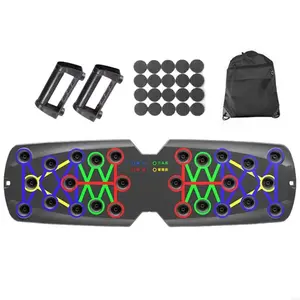 E56D Push up Boards, Exercise Pushup Stands with Resistance Band for Fitness Training