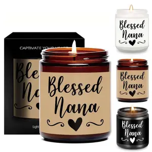 Lavender Scented Candle, 1 Count Funny Gift for Men Women Him Her Male Female Boyfriend Girlfriend Best Friend, Indoor and Outdoor November Essential Present