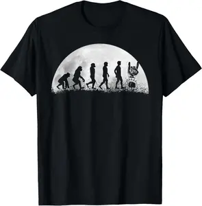 Casual Cotton shortsleeve tees Guitar Player Gifts Rock n Roll Musician Festival Music funny T-Shirt