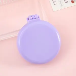 DIY Decoden Whipped Glue Compact Hairbrush with Charms, Made-to-Order (Purple)