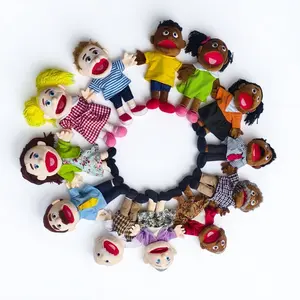 Full Body Family Puppet Soft Plush Storytelling Toy, Role Play Creative Imagination, Children Intelligence Development Gift, Durable Soft Fluffy