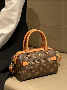 Elegant Lightweight Luxury Women's Crossbody Bag, Fashion Versatile Handheld Boston Pillow Bag, Zip Closure, Perfect for Daily Commute and Travel