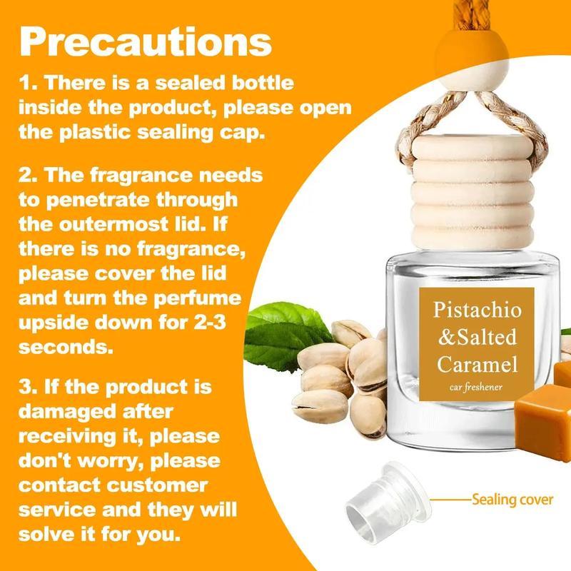 Car Air Freshener Hanging Diffuser, Car Interior Diffusers, Liquid Fragrance Freshener for Cars & Vehicles, Long-Lasting Scent Eliminator, Christmas Gift