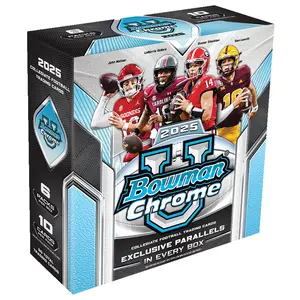 2025 Bowman Chrome University Football Sealed Mega Box