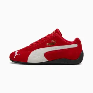 PUMA Speedcat OG For All Time Red Puma White 398846-02 Men’s Casual Lifestyle Sneakers Footwear Casual Trainer Training Sports Shoes Athletic Closed Walking Shoes Boy Rubber