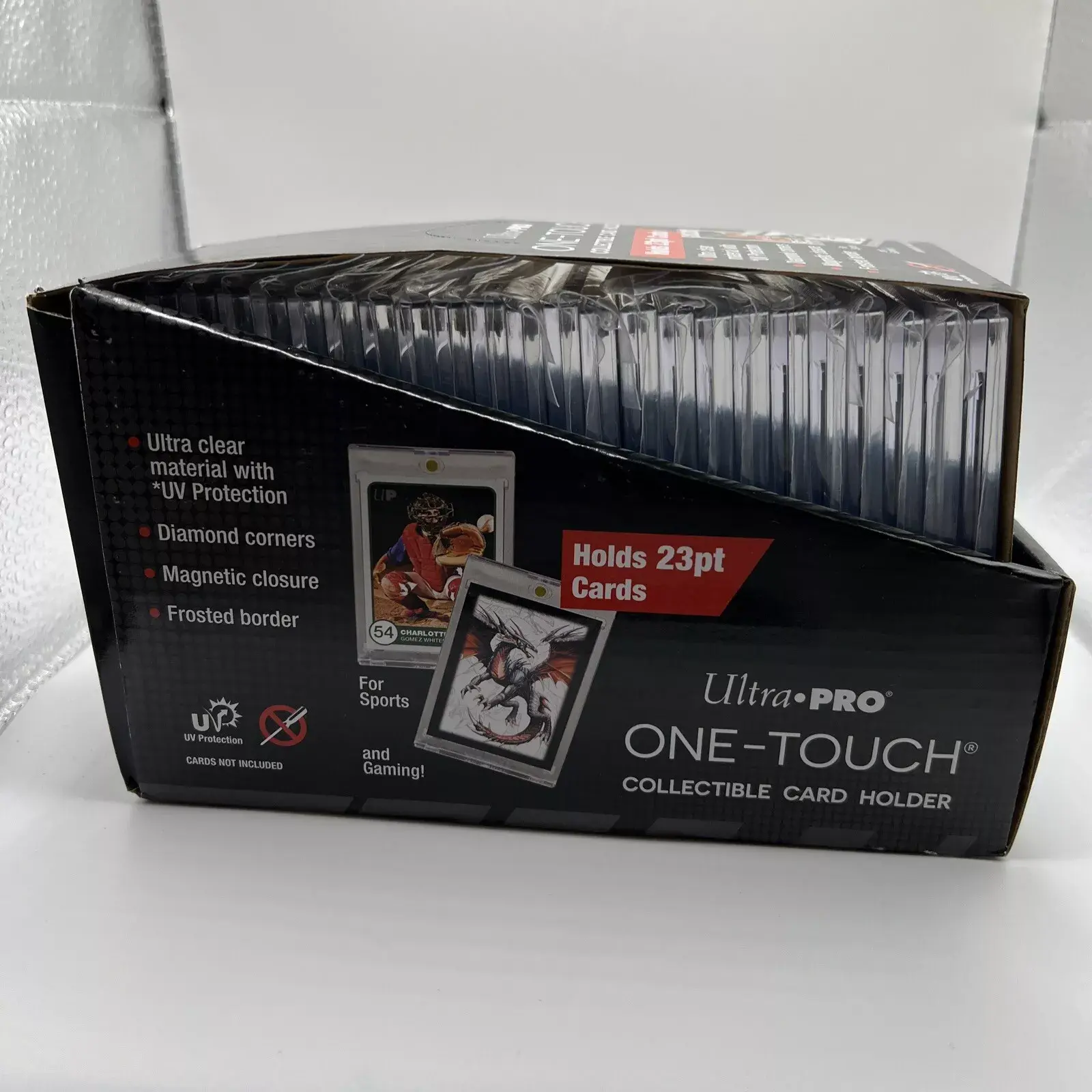 Ultra Pro One-Touch Magnetic Card Holder 23pt Point - BOX of 25 TCG Pokemon - TikTok Shop Ultra Pro One-Touch Magnetic Card Holder 23pt Point - BOX of 25 TCG Pokemon - TikTok Shop