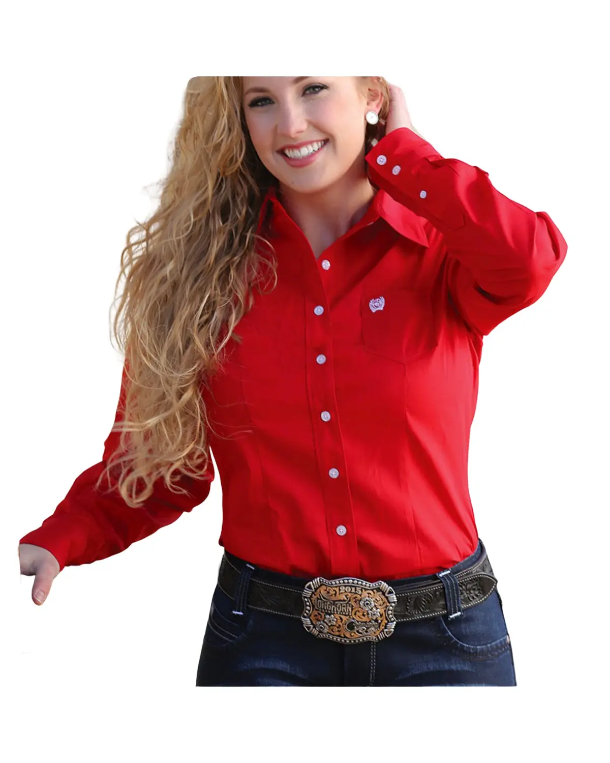 Cinch Women's Women'S Solid Button-Down Western Shirt - Msw9164032